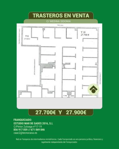 Trastero en venta en Calle Medina Sidonia